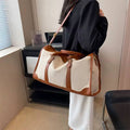 Vintage women's canvas Travel luggage bag