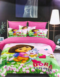 Cartoon themed duvet one sheet one pillowcases