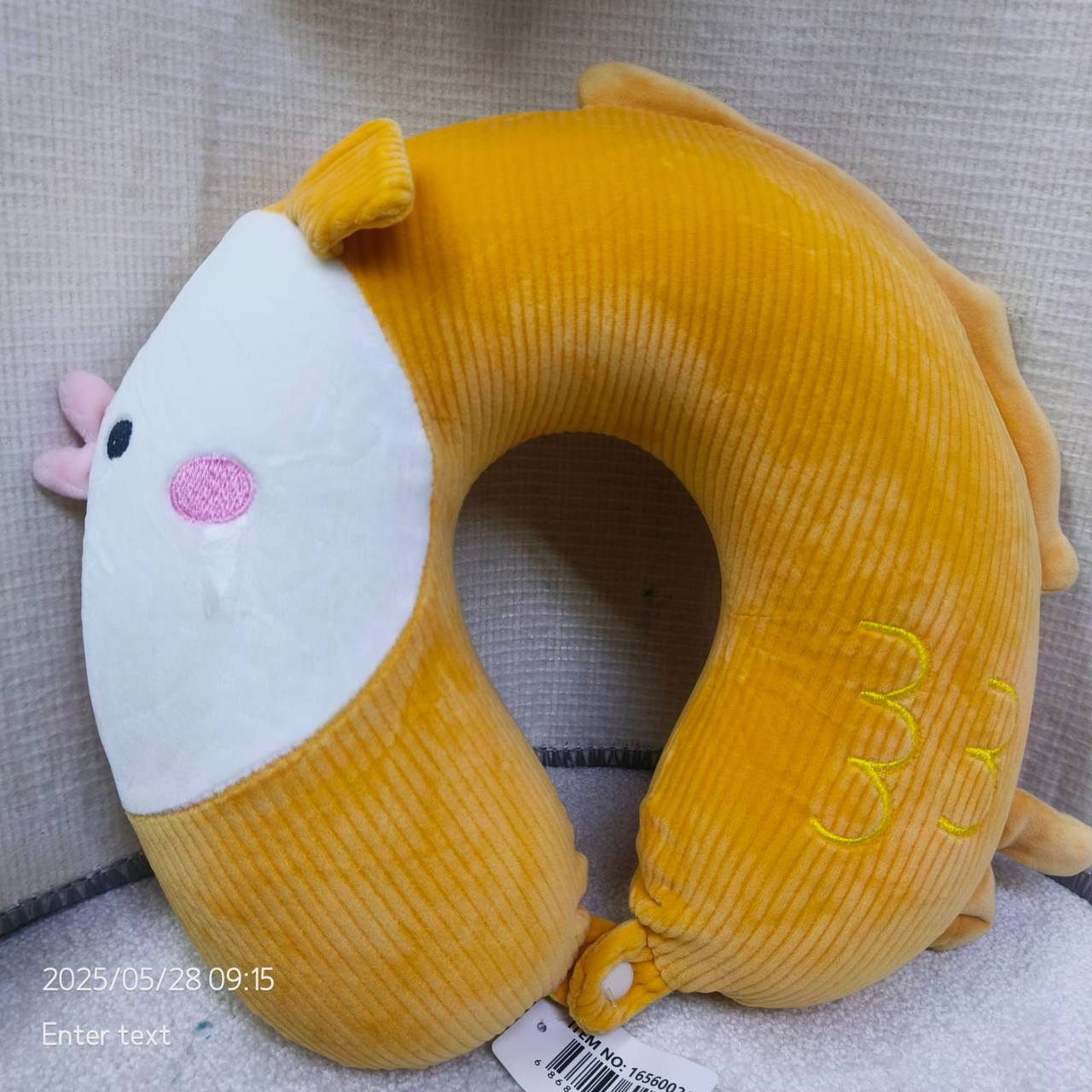 Travelling pillow