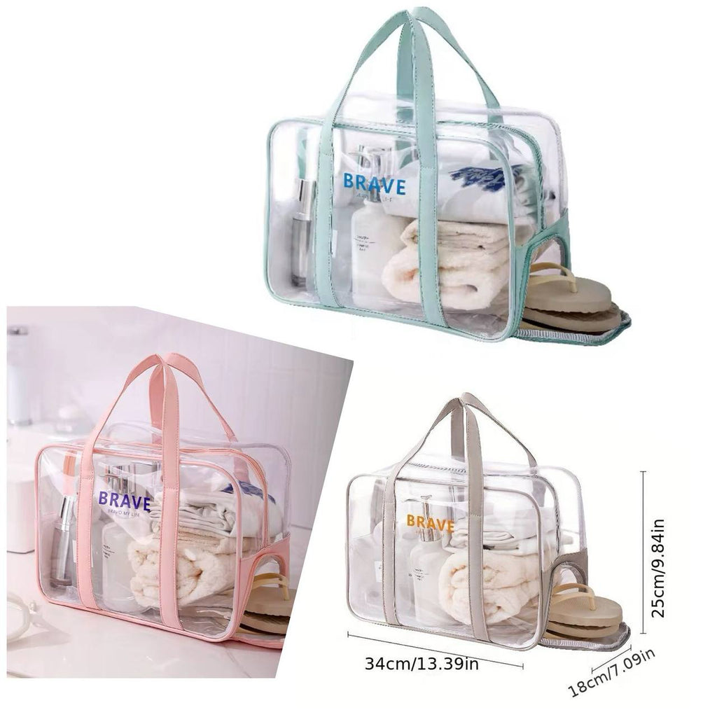 Large Capacity wet bag /swimming bag with slippers compartment