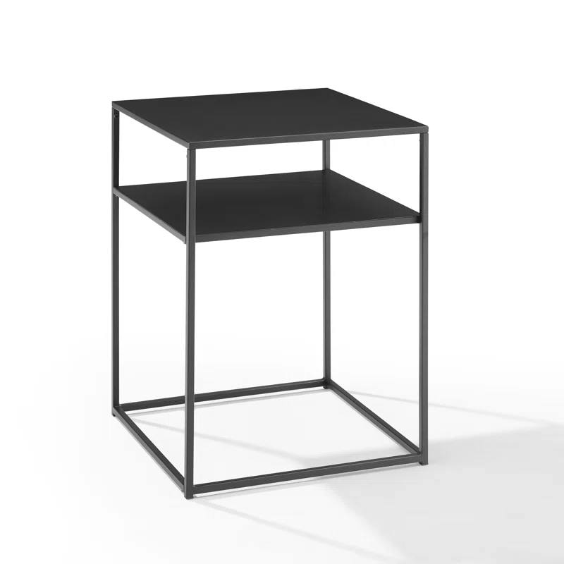 2layers METALLIC SIDE TABLE