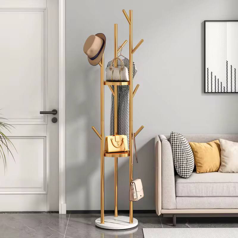 Fancy Multi-Functional metallic  Coat/handbag hanger