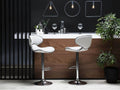 Premium quality adjustable leather bar stools