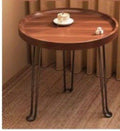 Mid-Century Metal & Wood Side Table