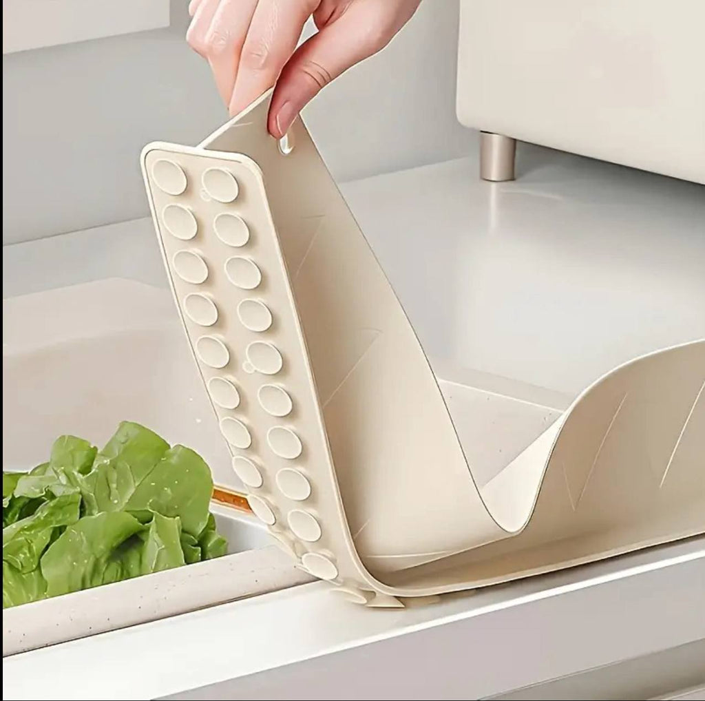 Kitchen Sink Splash Guard with Suction Cup