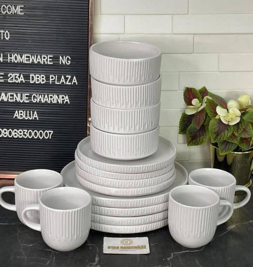 24pcs  CERAMIC DINNER SET