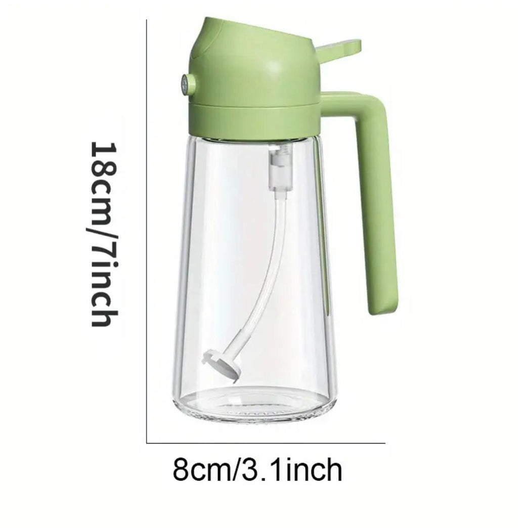 2-in-1 Oil Spray Bottle & Dispenser ‰ÛÒ Perfect for Controlled Cooking