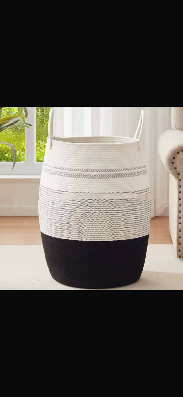 Cotton Rope Basket.