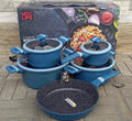 9pcs set UCC life granite cookware pots