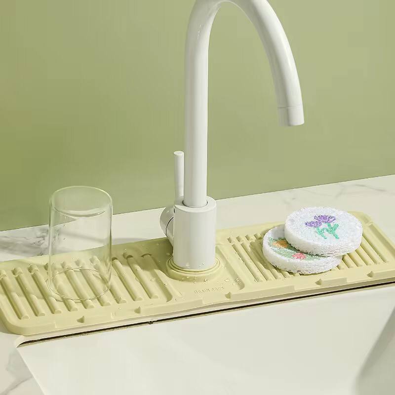Silicone Faucet Mat Sink Splash Guard /Drainage Pad