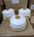 3pcs Food warmers Casserole Set