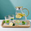 Nordiac luxury borosilicate pot/kettle with stainless steel lid.