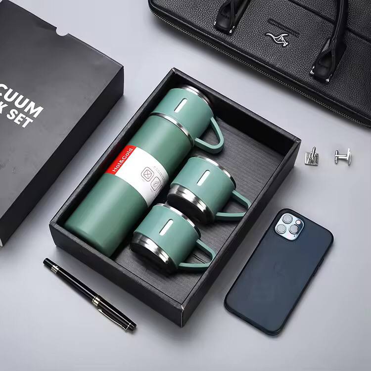 3 in 1 Vacuum flask set