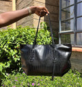 Crocodile pattern leather handbags