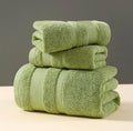 Combed Cotton Bath Towel Sets 3pcs