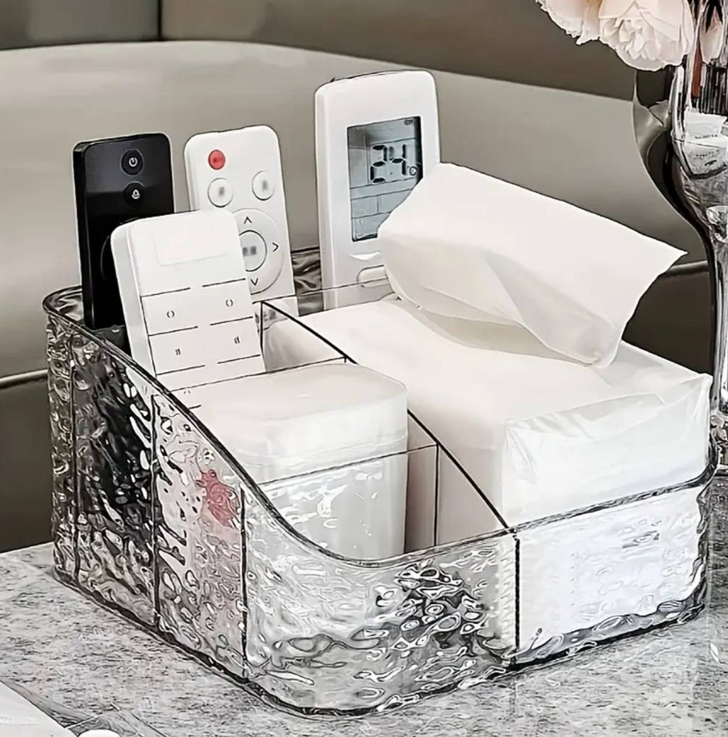 5 grid remote/cosmetic organizer