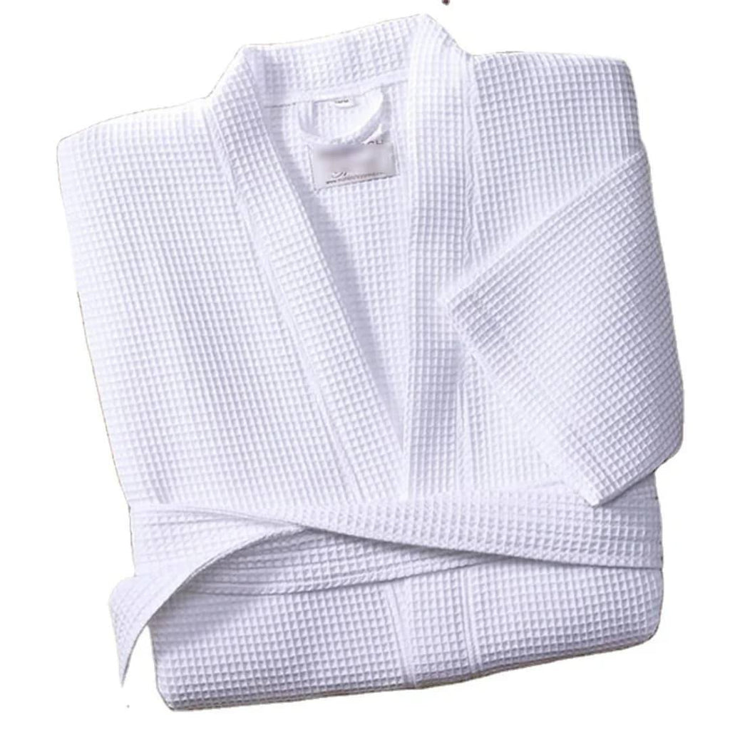 Cotton waffle bathrobes