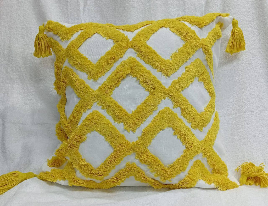 Boho  vintage tufted throw pillow covers
