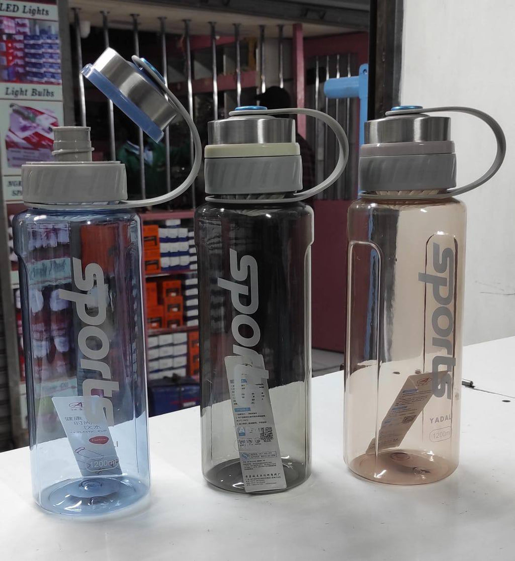 Direct Drinking silver lid Water Bottle