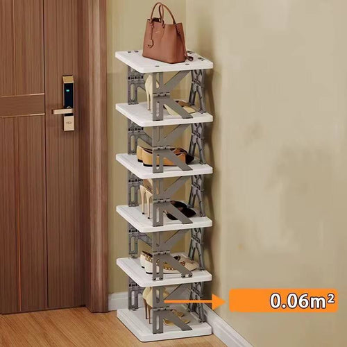 275mmå? x 95cm high 6 layer Foldable Retracting shoe rack