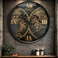CONTEMPORARY INDUSTRIAL VINTAGE GEAR CLOCK