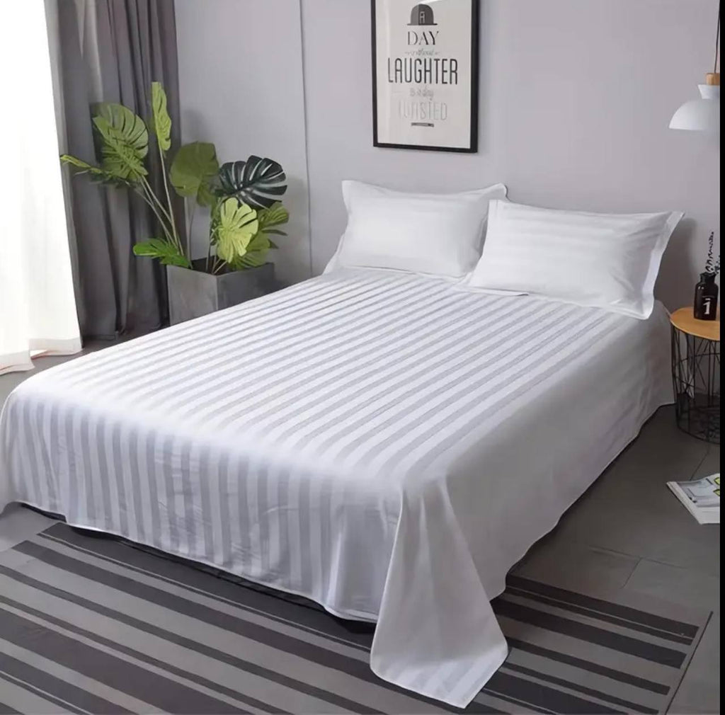 Stripped a pair of cotton bedsheets