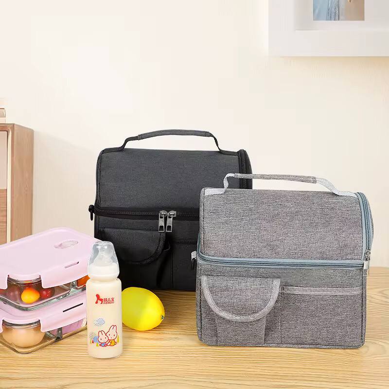 Large capacity square thermal lunch bags(G)