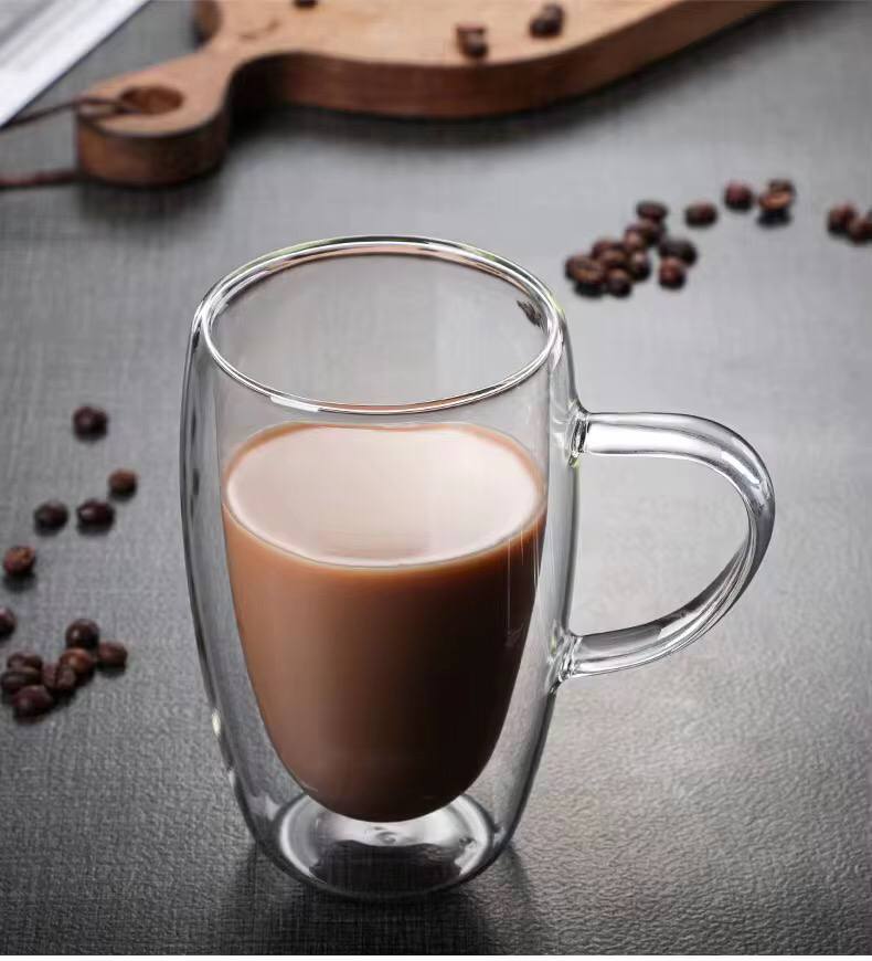 Elegant Double-Walled Glass Design ‰ÛÒ Keeps beverages hot while the outer layer stays cool to touch