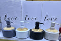Bamboo luxury Lotion pump bottle for kitchen/ bathroom countertops / shower gel/ decorative soap dispenser