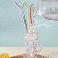 Reusable silicone straws 29cm long enough