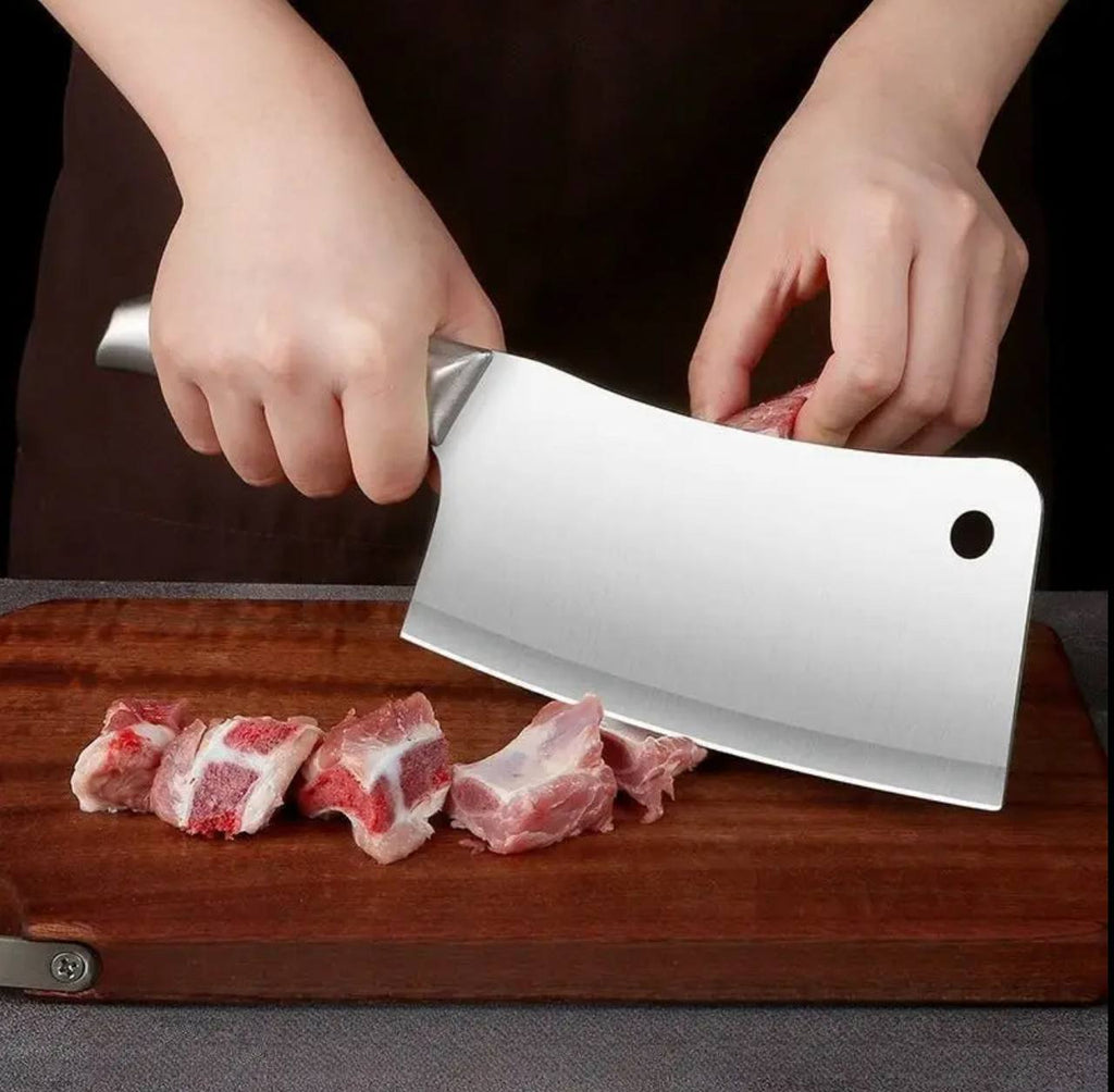 Cleaver Knife, Meat Cleaver, 6.5 inch Kitchen Butcher Knife