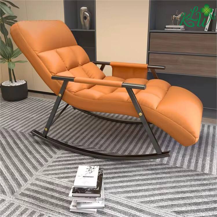 Leisure Rocking Chair,Gliding Recliner Rocking Chair Indoor Padded Seat,High Backrest Armchair,for Bedroom,Living Room