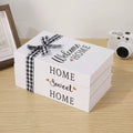 3pc Decor  books for modern home decor