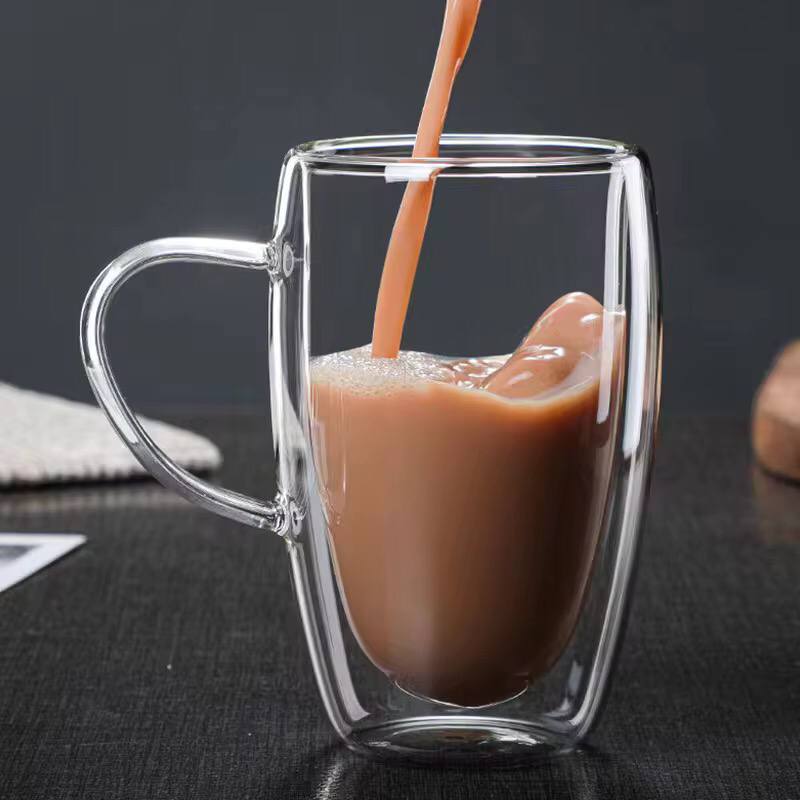 Elegant Double-Walled Glass Design ‰ÛÒ Keeps beverages hot while the outer layer stays cool to touch