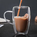 Elegant Double-Walled Glass Design ‰ÛÒ Keeps beverages hot while the outer layer stays cool to touch