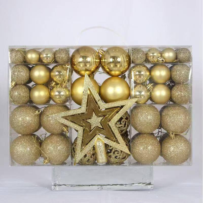 101 pcs  Christmas Balls Ornaments for Christmas Tree